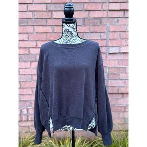 NWT American Eagle "Inside Out" Sweatshirt Oversized Cozy XS